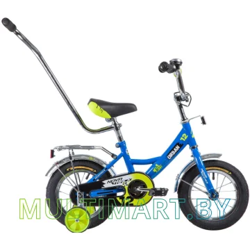 Детский велосипед Novatrack Urban 124URBAN.BL9 (синий/желтый, 2019)